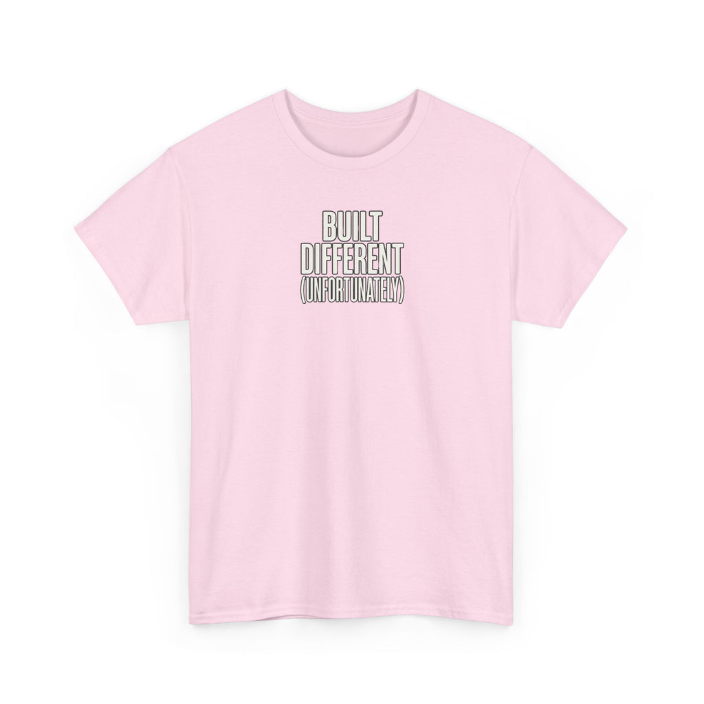 Built Different Tee — Bold Minimalist Graphic T-Shirt