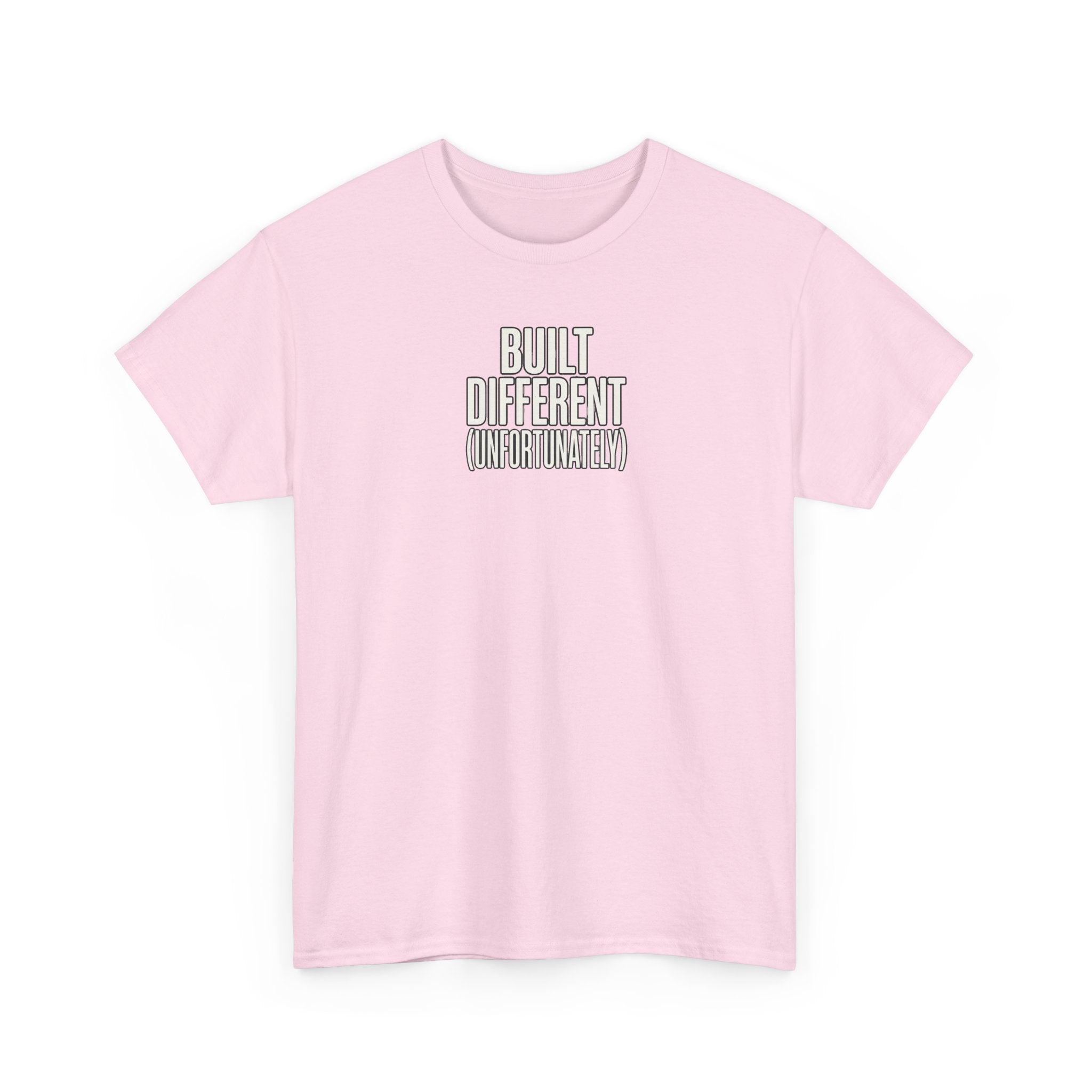 Built Different Tee — Bold Minimalist Graphic T-Shirt