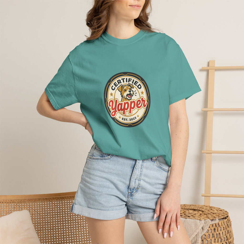 Certified Yapper T-Shirt — Funny Dog Lover Tee
