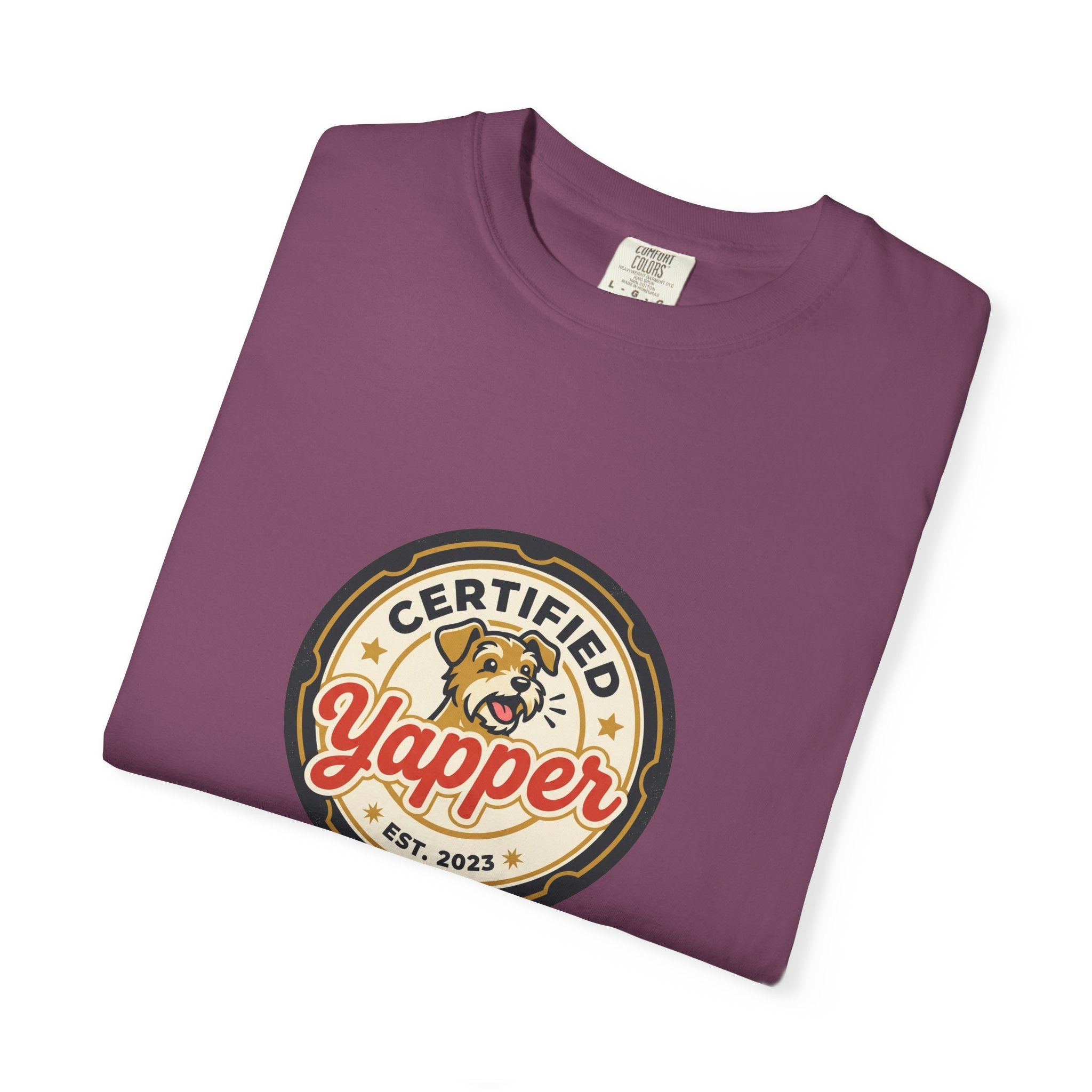 Certified Yapper T-Shirt — Funny Dog Lover Tee