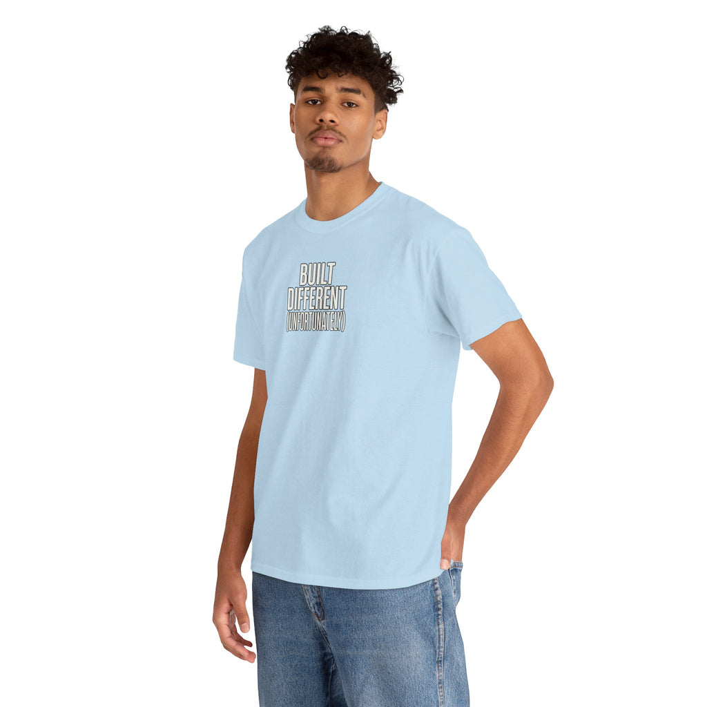 Built Different Tee — Bold Minimalist Graphic T-Shirt