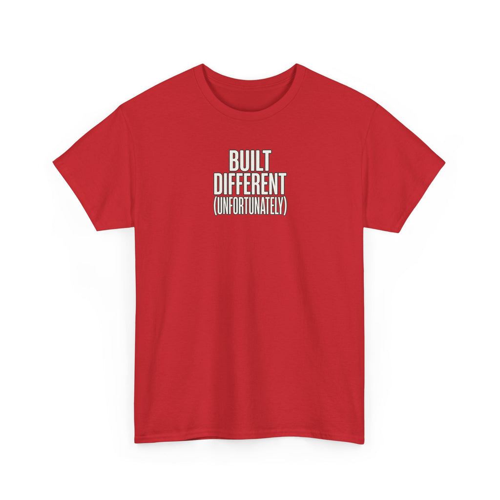 Built Different Tee — Bold Minimalist Graphic T-Shirt