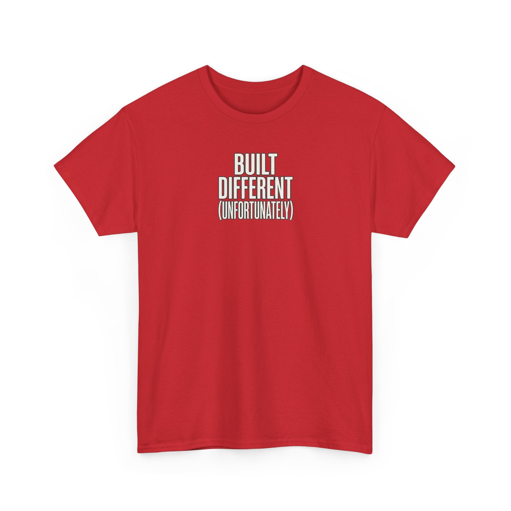 Built Different Tee — Bold Minimalist Graphic T-Shirt