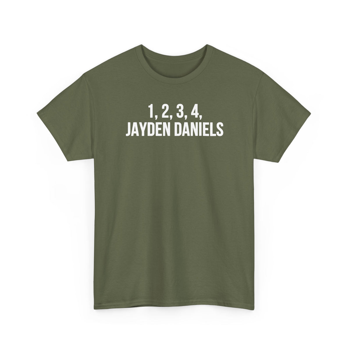 1 2 3 4 Jayden Daniels Shirt, Jayden Daniels Tee, Washington Commanders Shirt, Commanders Fan Gift, Football Fan Tee, QB Shirt